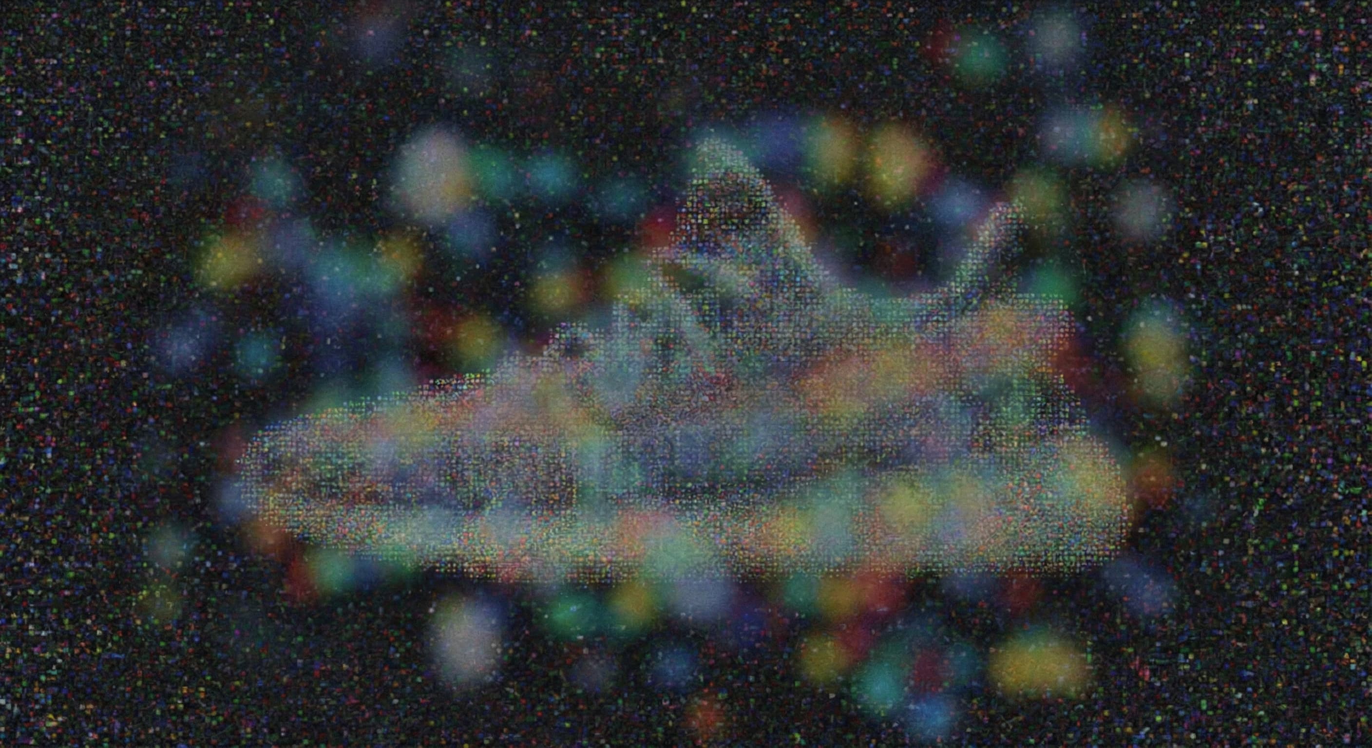 AI-generated scenery continuing a photo beyond its original borders
