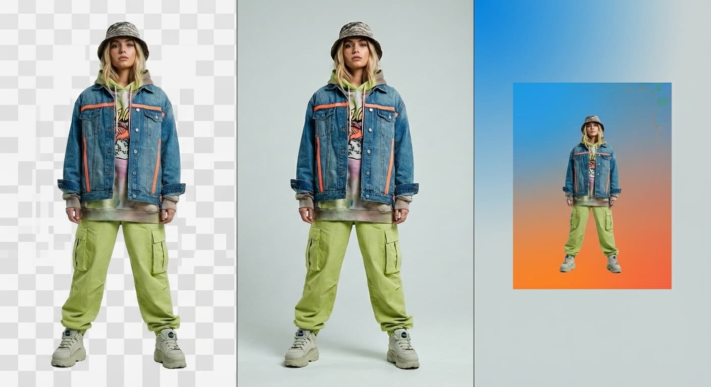 The same image saved in different output formats