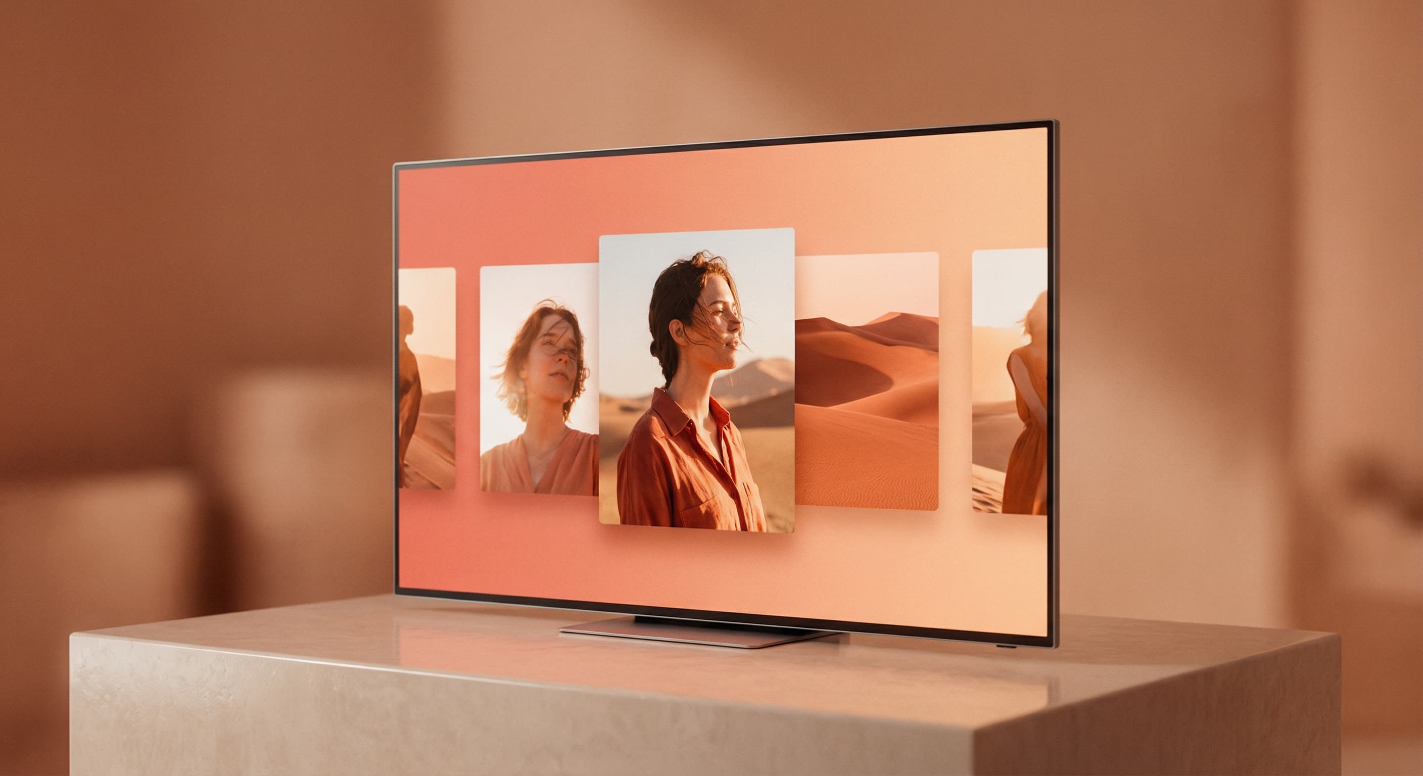 Crisp full-frame slideshow still in high definition
