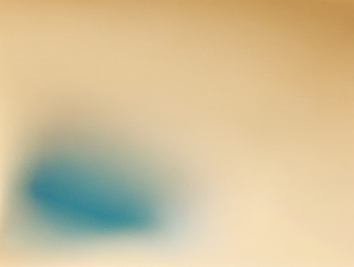 abstract ochre and teal color field generated with Krea 2 in Made