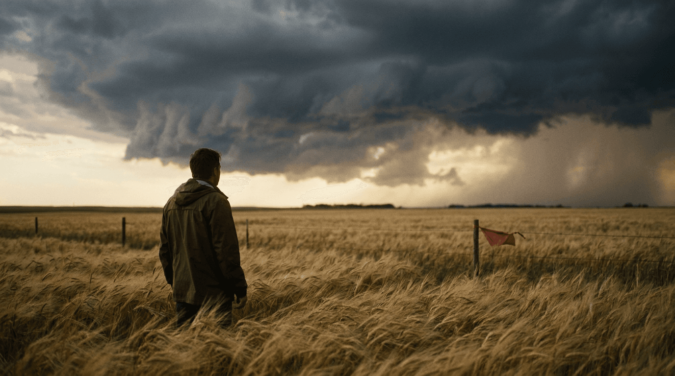 Storm over wheat fields, an LTX-2.5 Fast scene brief