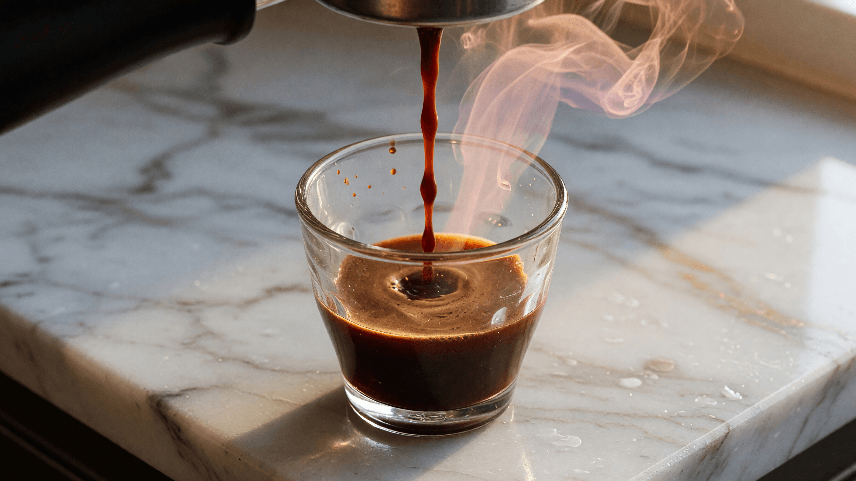 Espresso pour still used to direct a MiniMax H3 Max clip