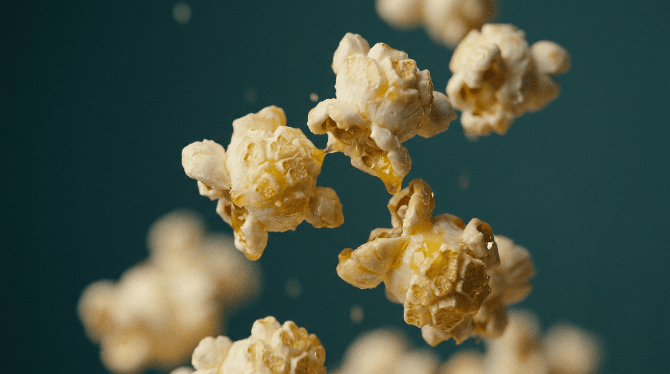 Popcorn burst still used to direct a MiniMax H3 Max Turbo clip