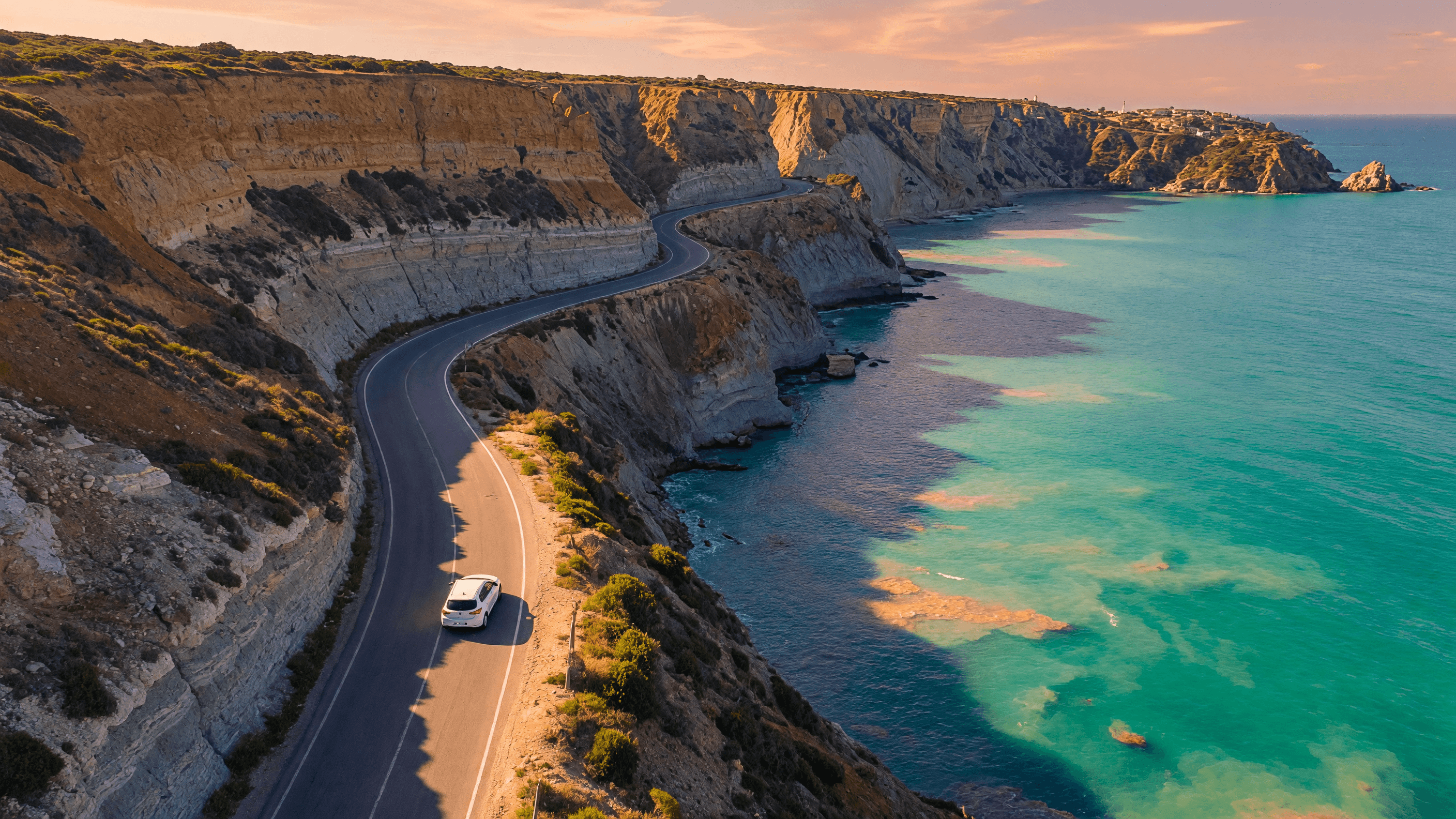 Coastal road still used as a WAN 3.0 Prime scene brief
