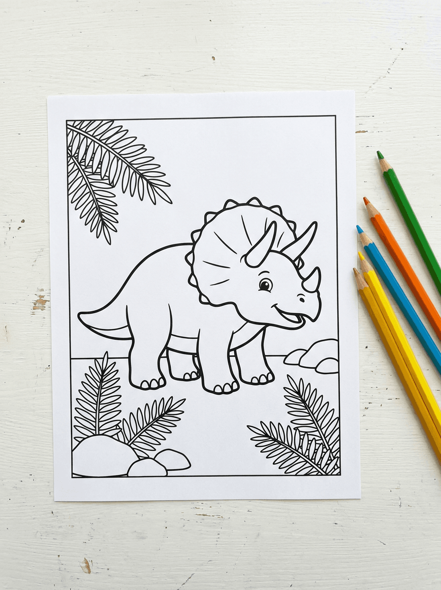 Coloring Page Generator example