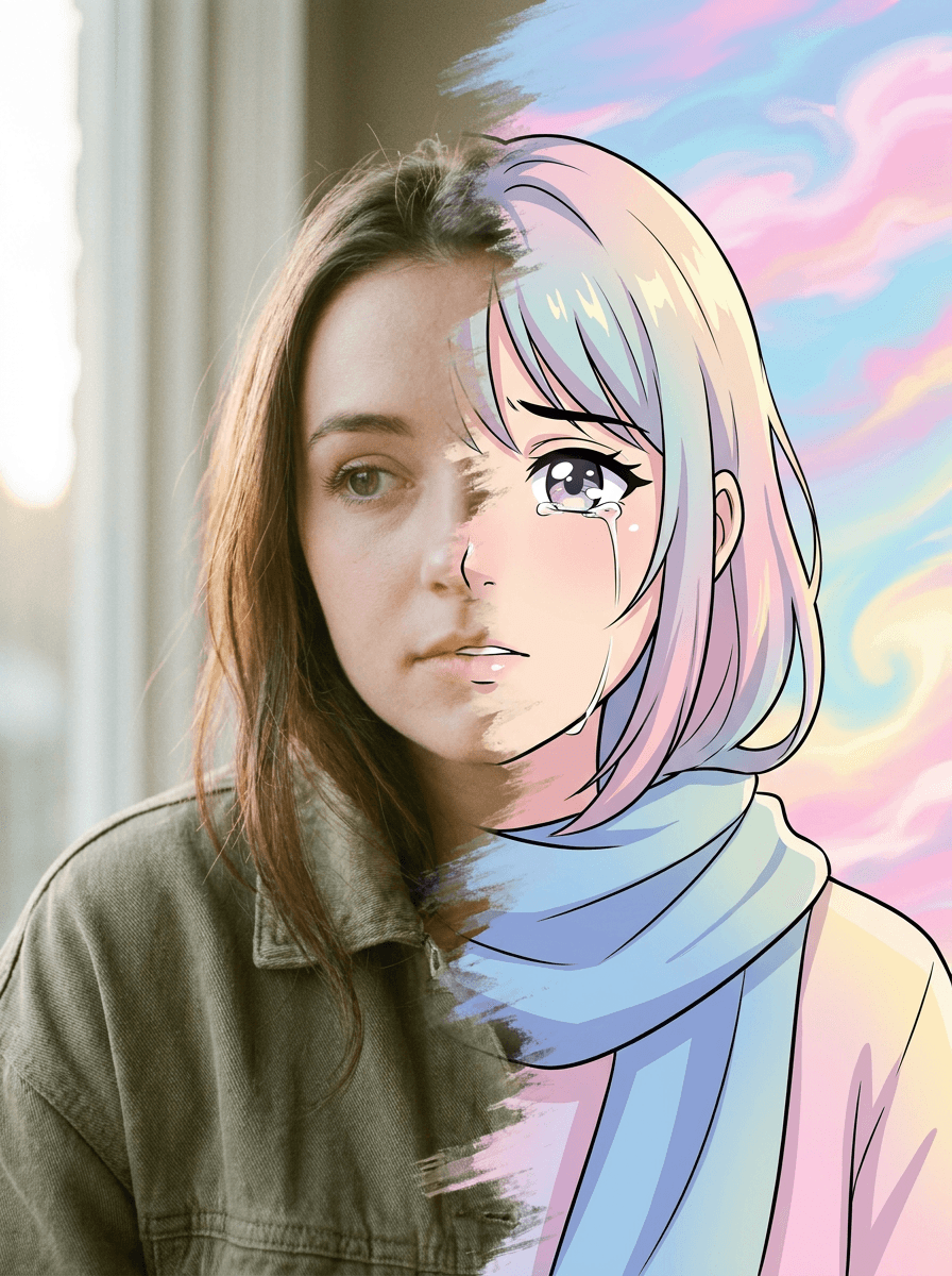 Photo to Anime example