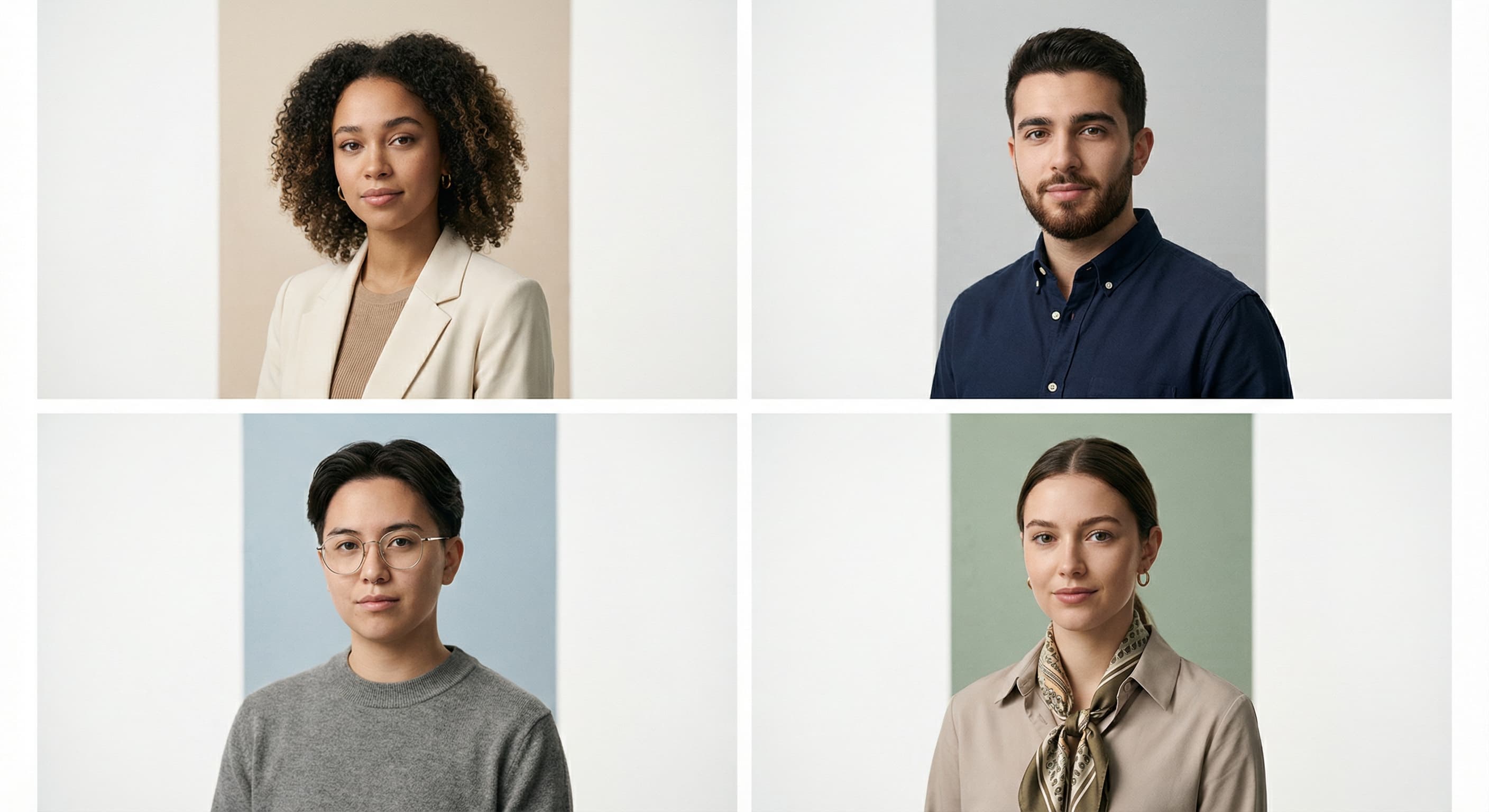 Consistent headshot styled to match a company team directory