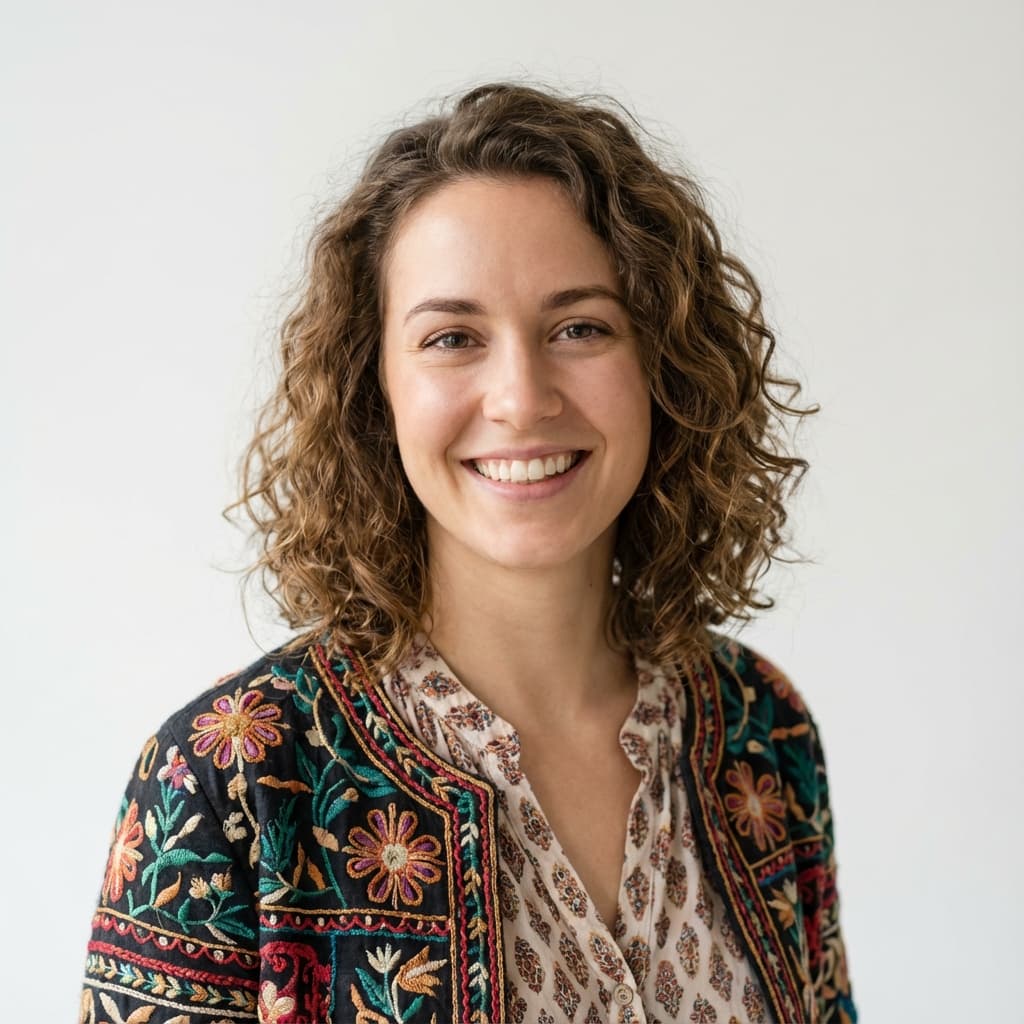 Portrait separated from the original background