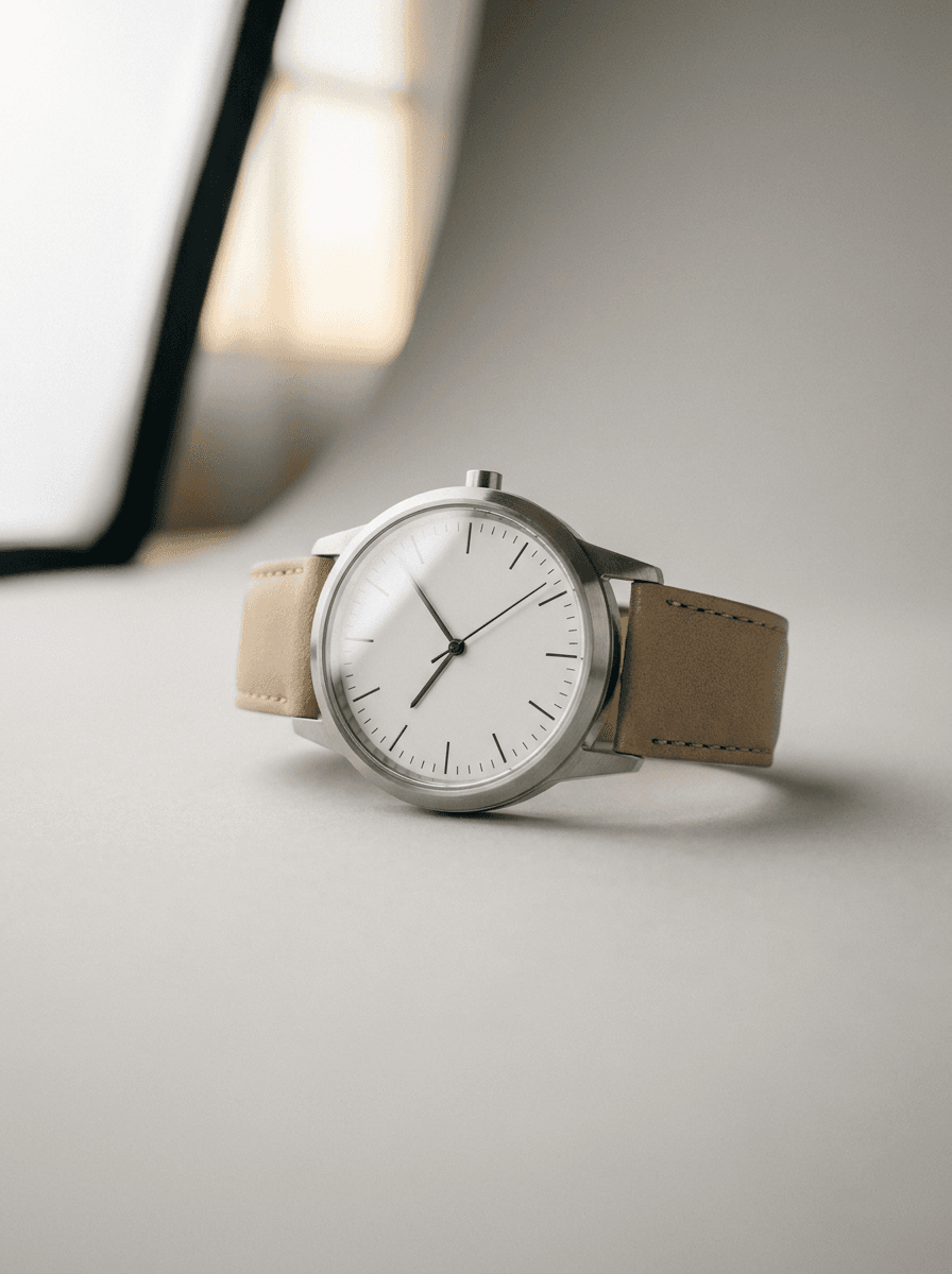 Product shot with clean, even studio softbox lighting