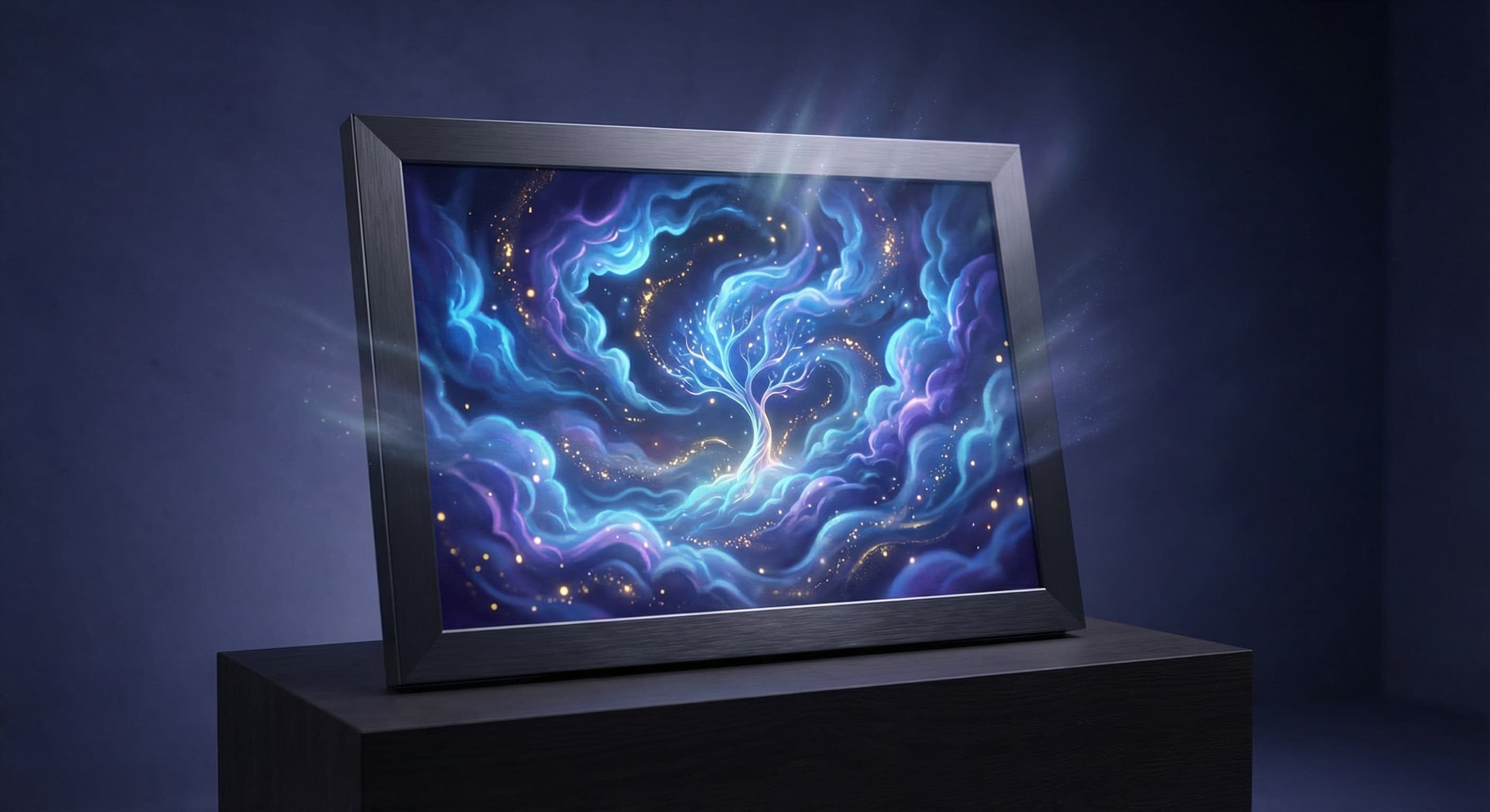 Artwork chosen for an animated, atmospheric treatment