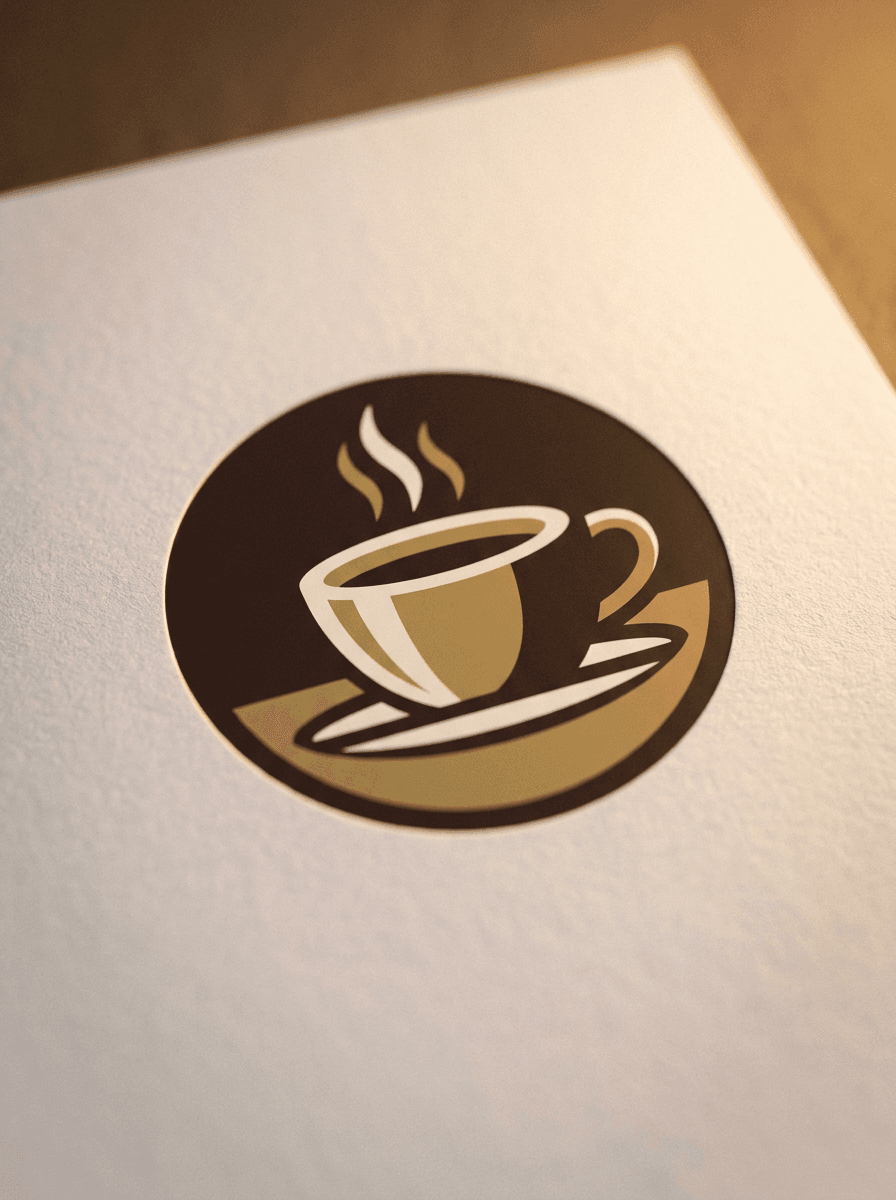 Photographed emblem redrawn as a flat vector-style badge with crisp edges