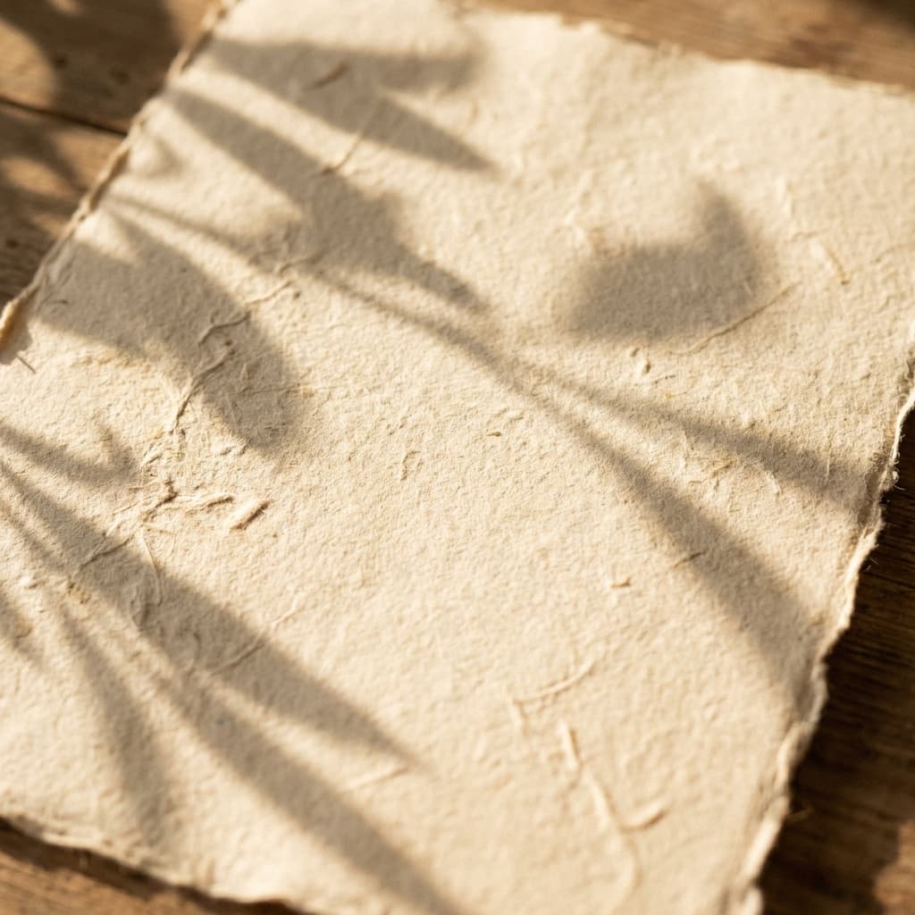 Warm paper-texture background styled for an editorial quote card