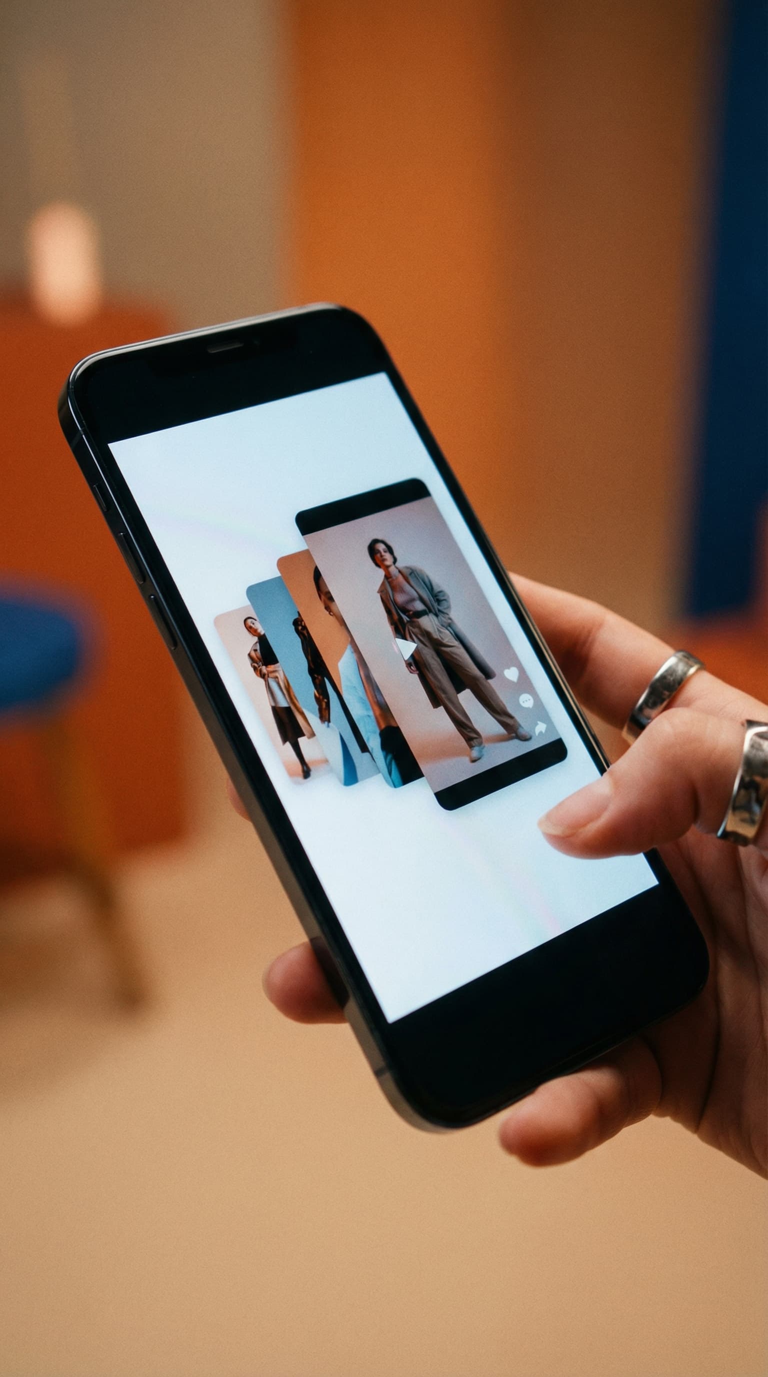 Photo slideshow framed for a social media post