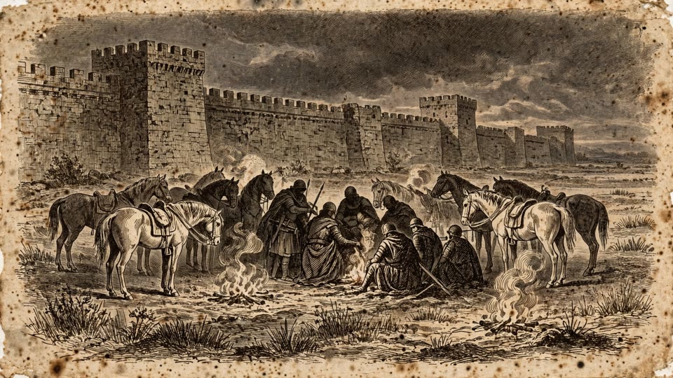 The Night Rome Fell to the Visigoths, a history episode in the Old Engraving style