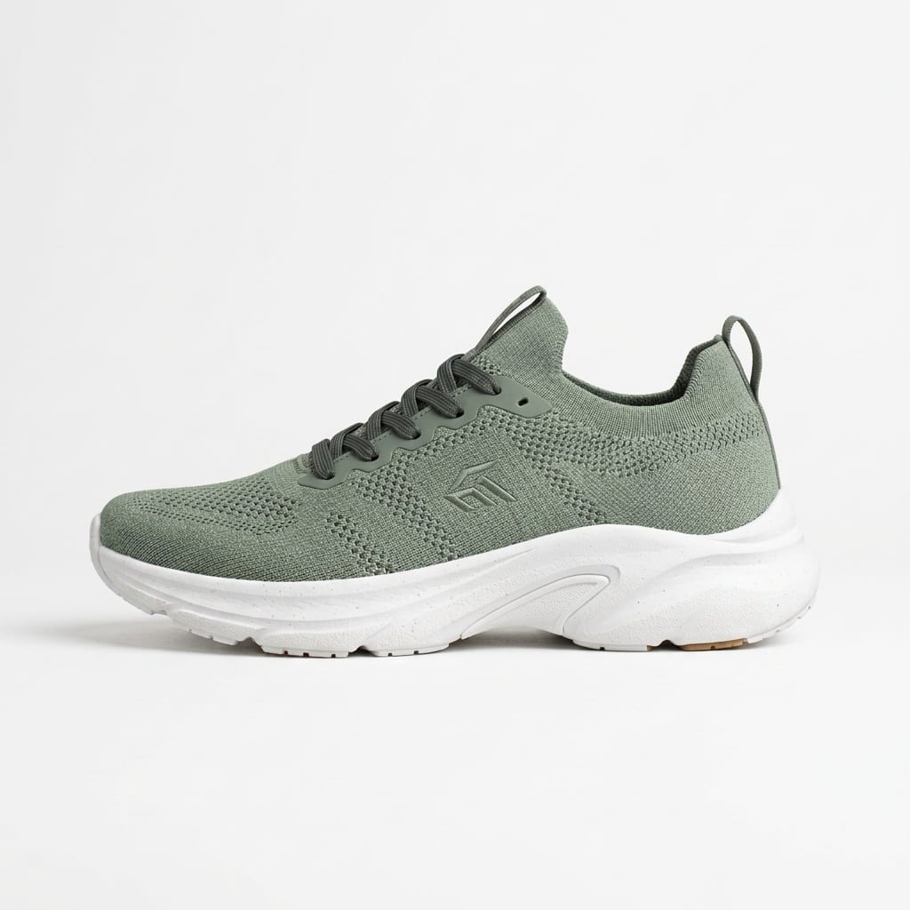 The sneaker alone, centered on a pure white background