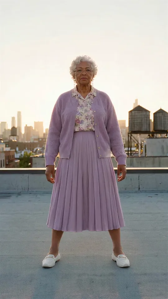 The same dance recast as grandma, 80