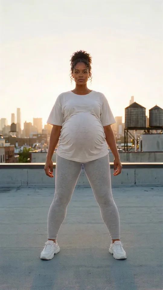 The same dance recast as 9 months pregnant