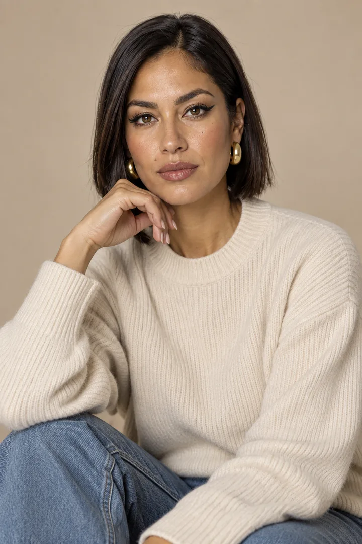 Valentina in a editorial photo