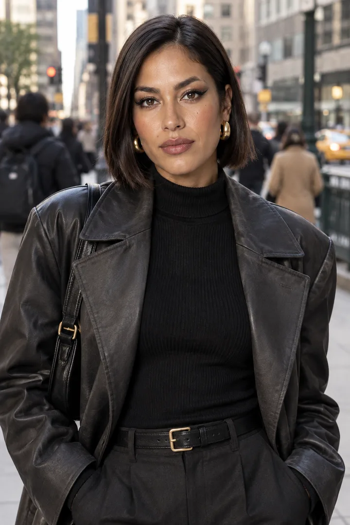 Valentina in a street style photo