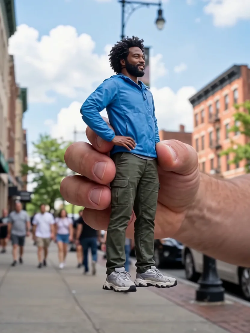 Action figure effect example