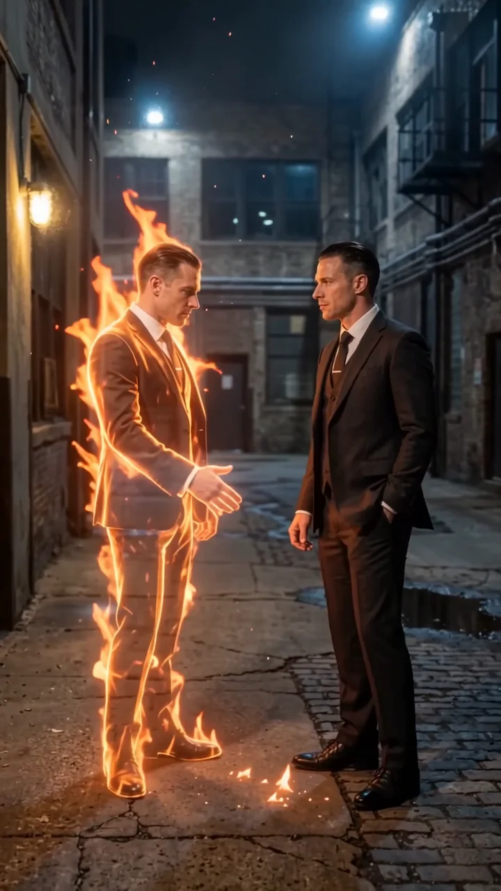 Flame twin effect example