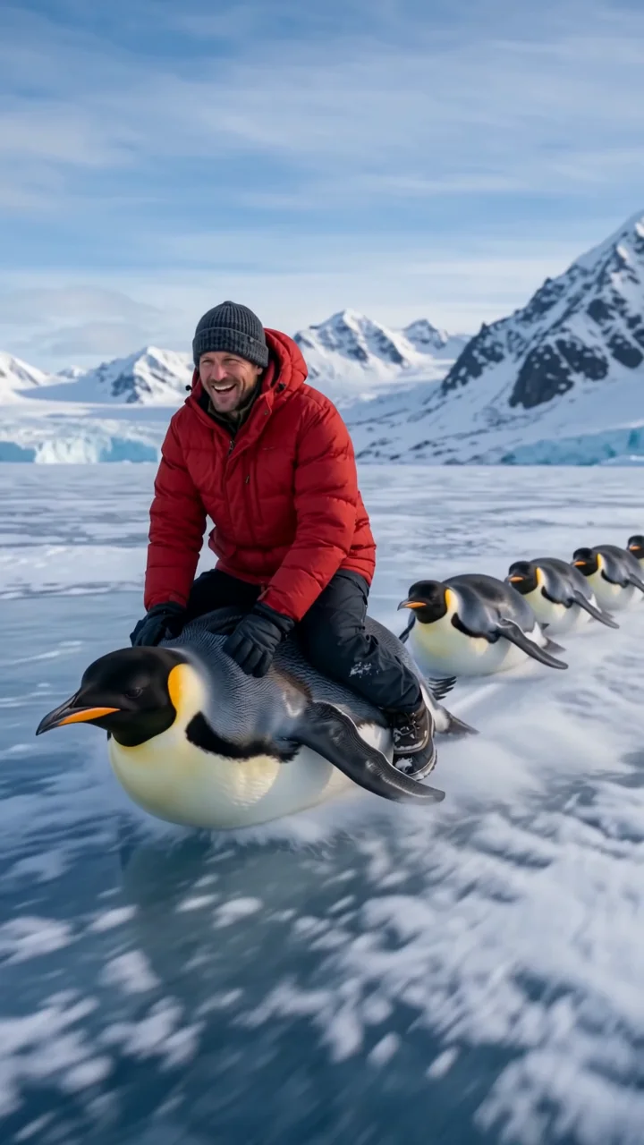 Penguin ride effect example