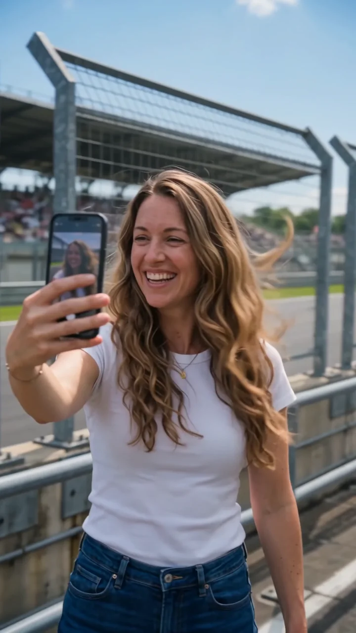Race track effect example
