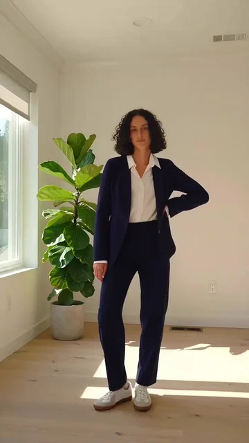 The same frame in a sharp suit