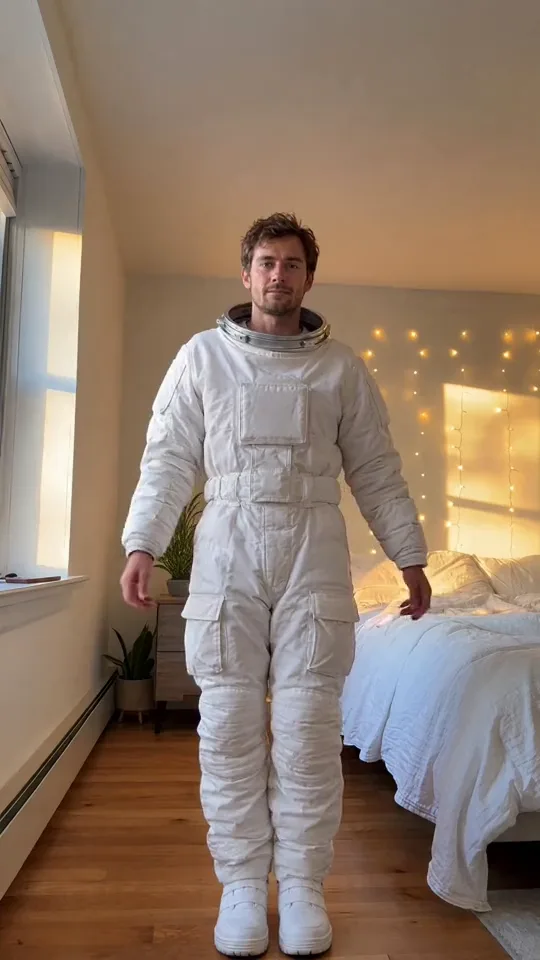 The same dance recast as astronaut