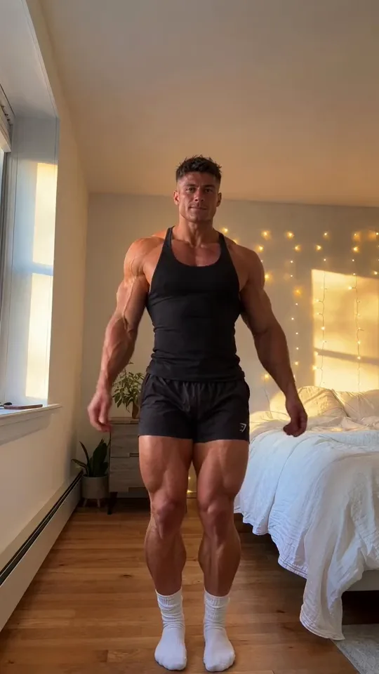 The same dance recast as bodybuilder