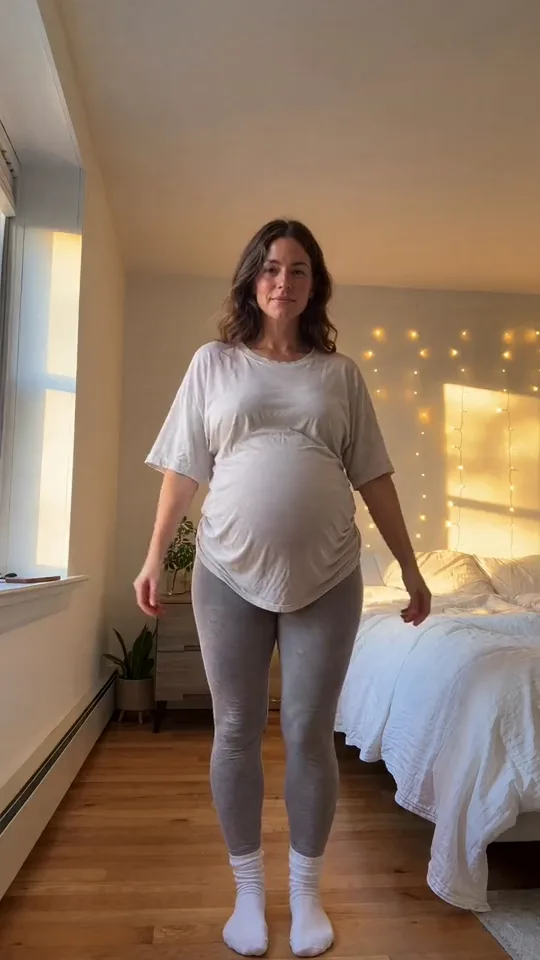 The same dance recast as 9 months pregnant