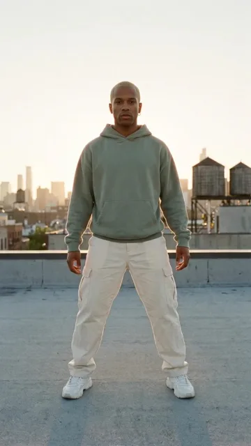 The original move: a dancer on a rooftop