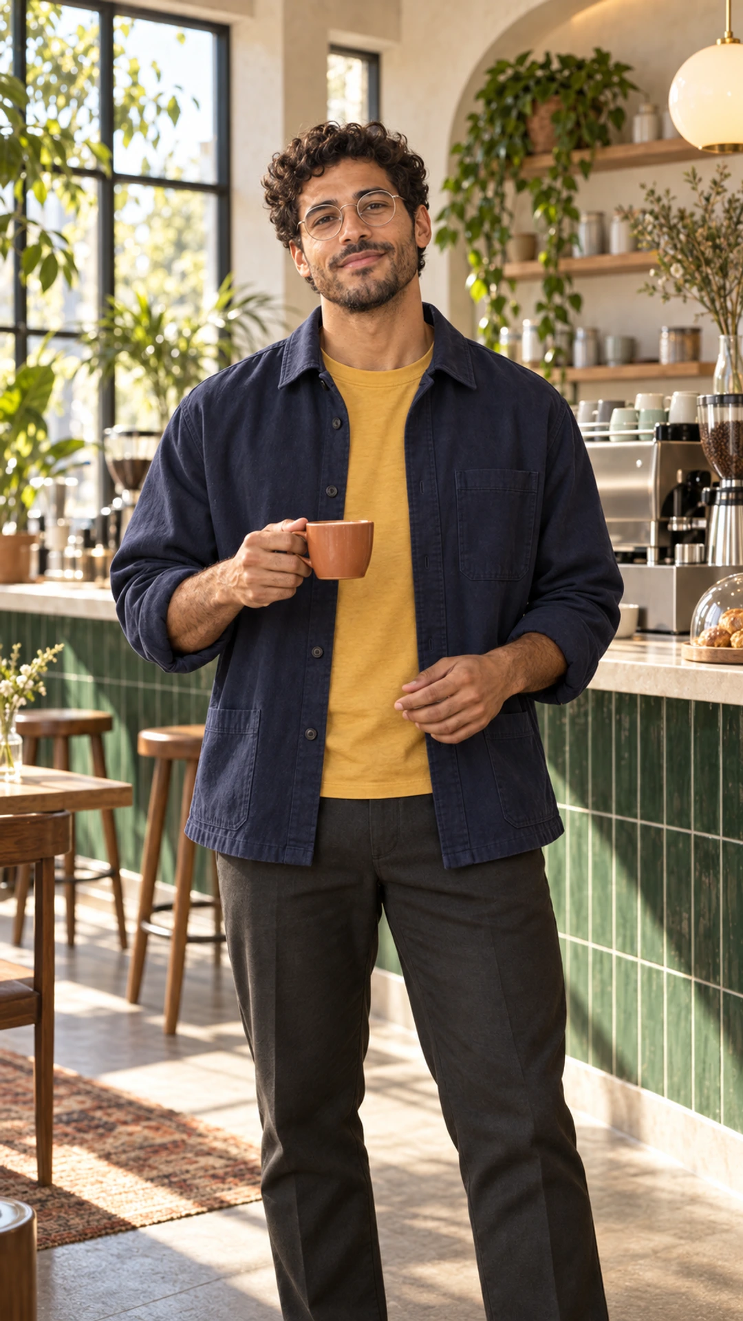 Original Made cafe reference for a video background change